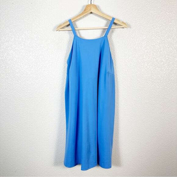 Madewell Womens Flex 2.0 Fitness Dress in Oasis Blue Size 2X - Picture 1 of 8